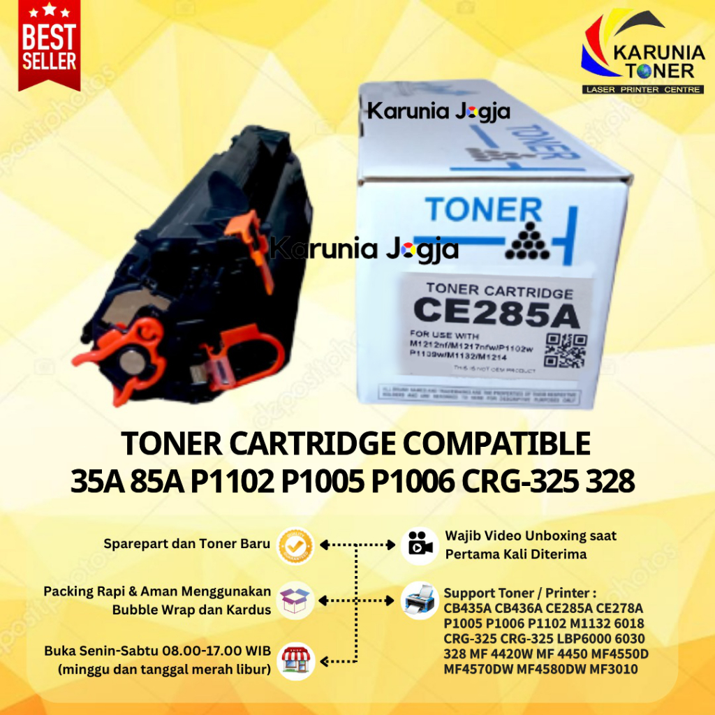 Toner Compatible 85A 35A 36A 78A Laserjet P1102 P1005 P1006 LBP6030 LBP6000 325 M1212 M1217 M1213 P1