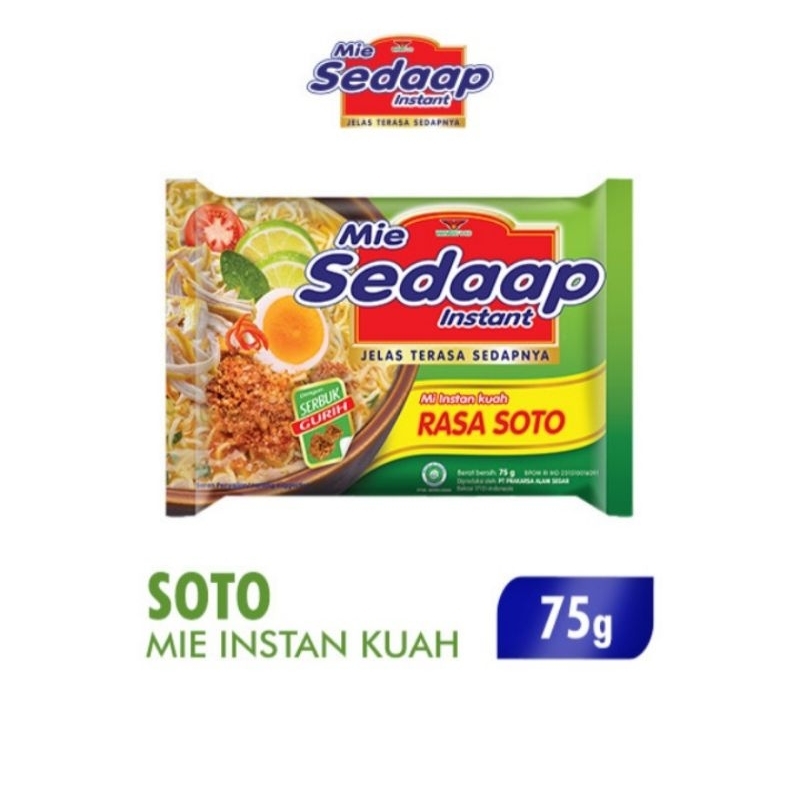 

Sedaap Mie Intan Soto 75 gr