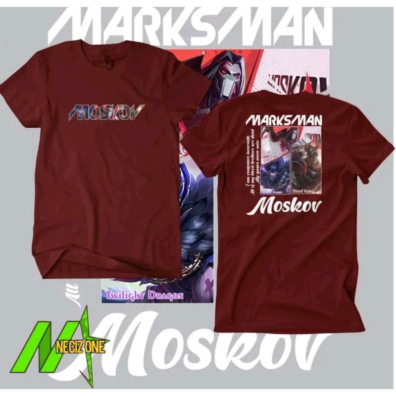 KAOS MOSKOV HERO TWILIGHT DRAGON MLBB MOBILE LEGENDS BISA PILIH UKURAN