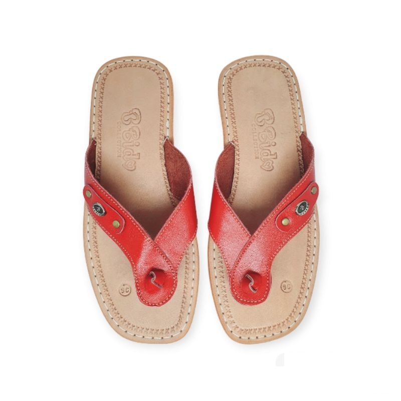 Sandal Wanita Asli Kulit Sendal Jepit Bido terbaru