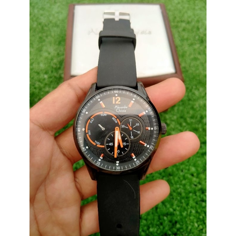 jam tangan alexandre christie second 6206MF