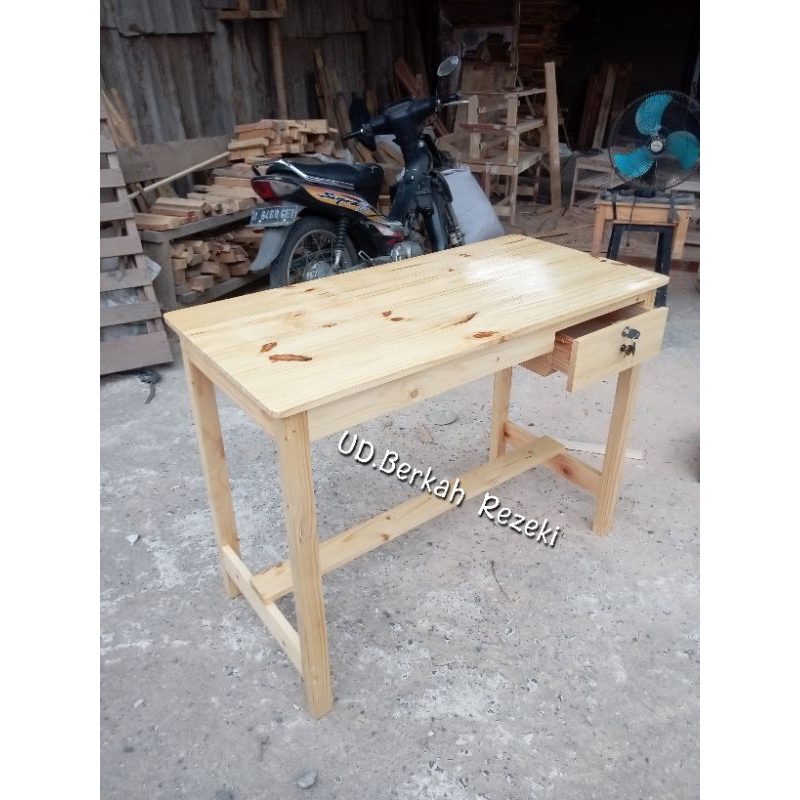 meja kantor, meja kasir meja serbaguna kayu jati belanda