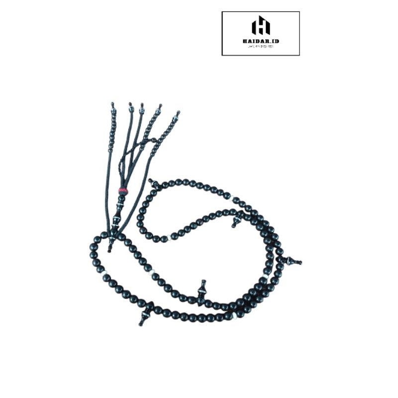 Tasbih TIJANI YUSER Hitam - Asli YUSER Nusantara - 8mm