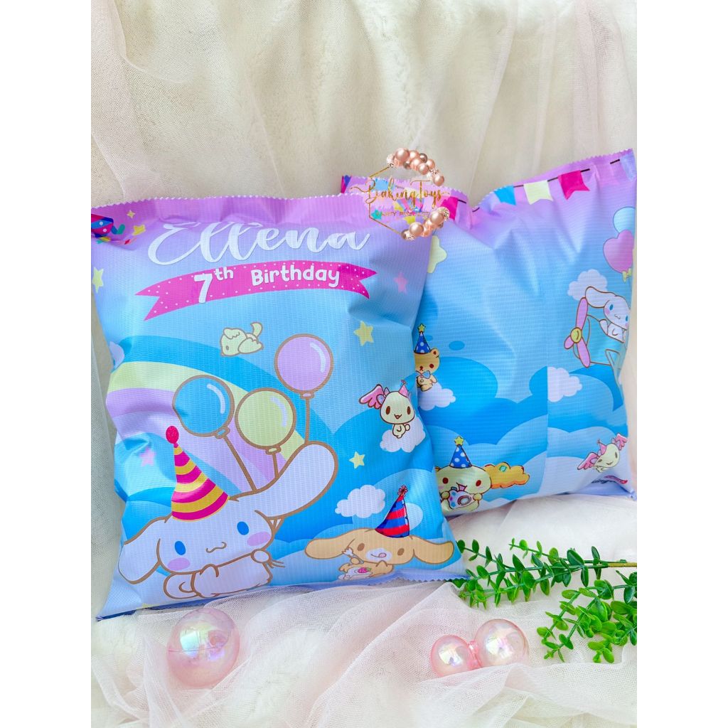 

Cinnamoroll Pouch Snack Birthday / Kantong Souvenir Ulang Tahun