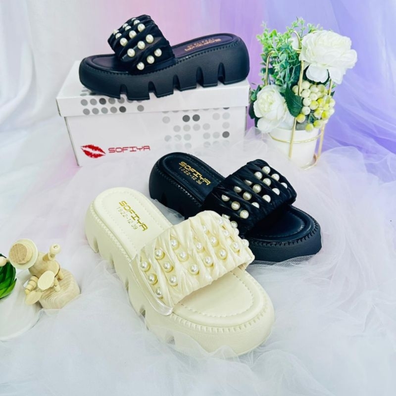 SOFIYA ORIGINAL 1922 12 SENDAL WEDGES WANITA