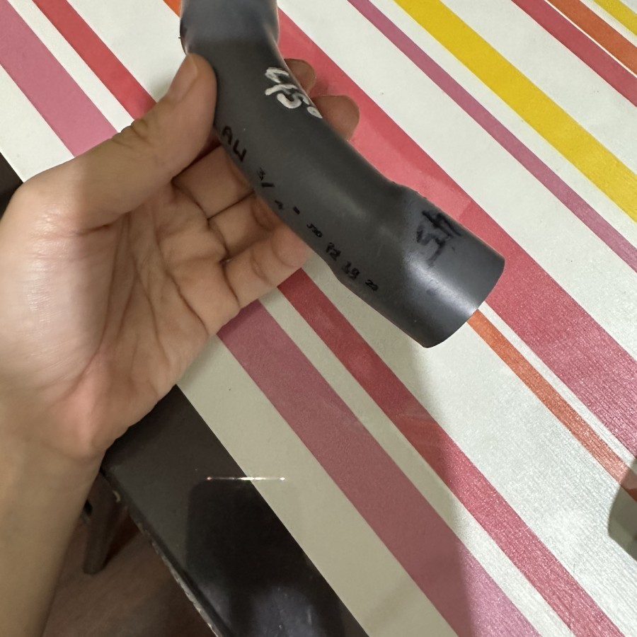 Long elbow 3/4" inch boch keni panjang 45 derajat maspion AW PVC