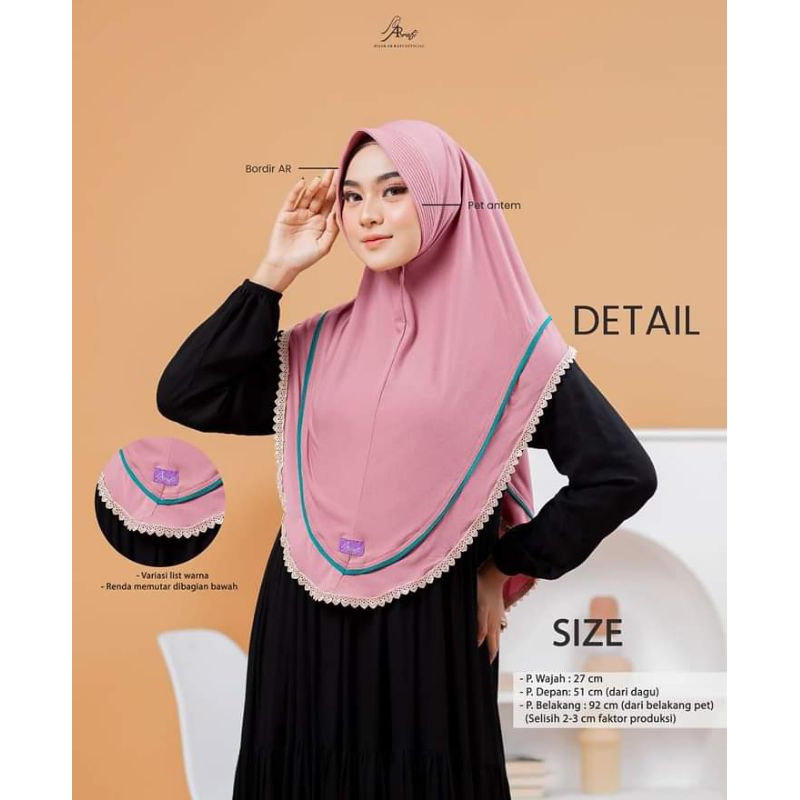 AR 519 new HIJAB INSTAN BERVARIASI ( arrafi ori )