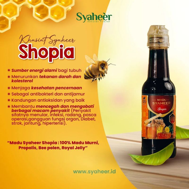 

Madu Syaheer Shopia 360gr Madu Asli 100%