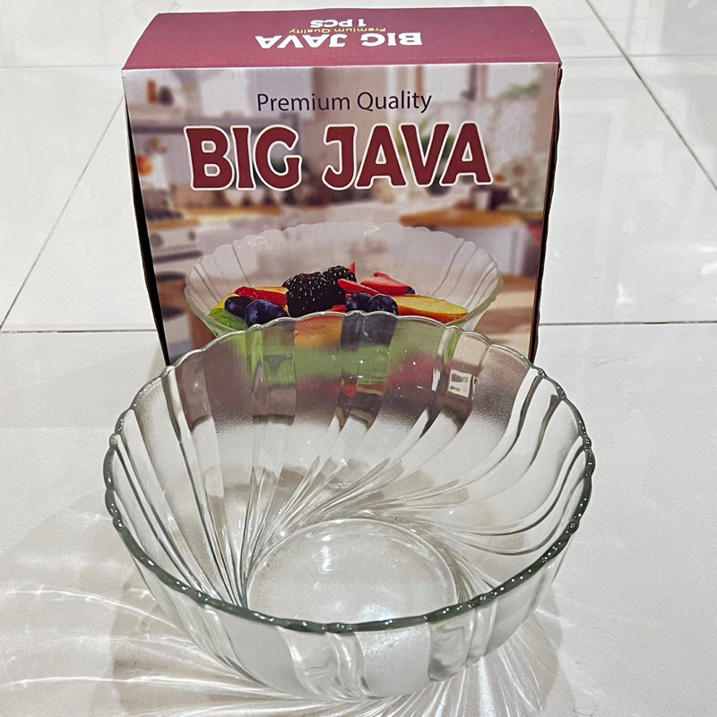Mangkok Kaca Besar 9in Tebal Untuk Es Buah