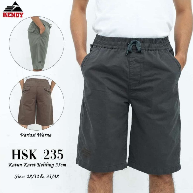 KENDY celana pendek kendy pinggang karet original premium