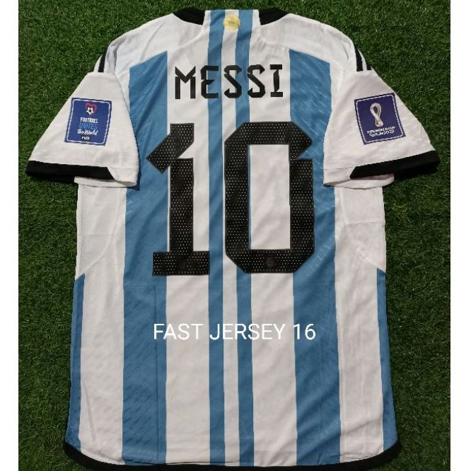 Jersey ARGENTINA PI PLAYER ISSUE Home World Cup Qatar 2022 + NAMESET + PATCH