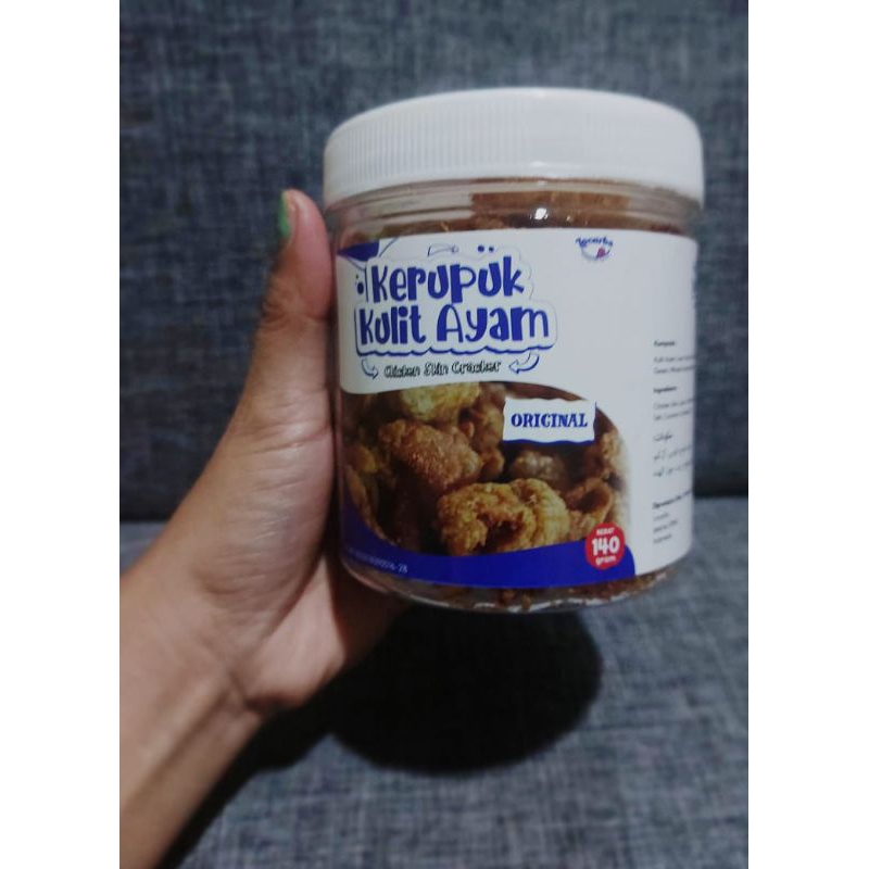 

kerupuk kulit ayam asli tanpa tepung