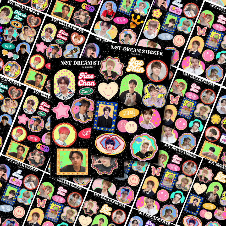 

(uncutting) NCT DREAM NCT 127 CUTIE PIE STICKER