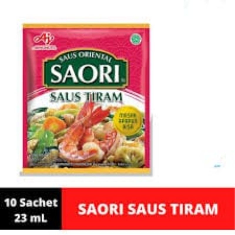

Saori Saus Tiram Saus Oriental 23ml 1 renceng 10pcs