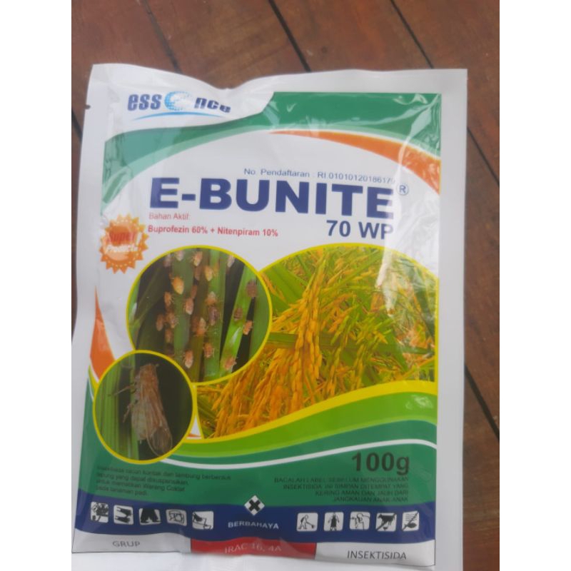 E-BUNITE 70WP 100gr pembasmi hama wereng dan serangga