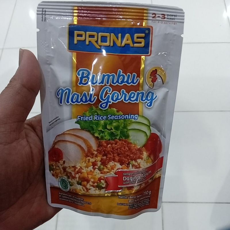 

Mahbubah - Pronas 110g Bumbu Nasi Goreng Daging Ayam Refil