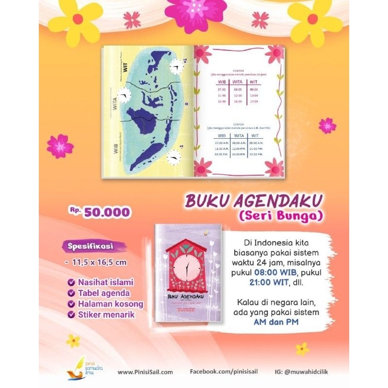 

BUKU AGENDAKU PINISI SAMUDRA ILMU SERI BUNGA