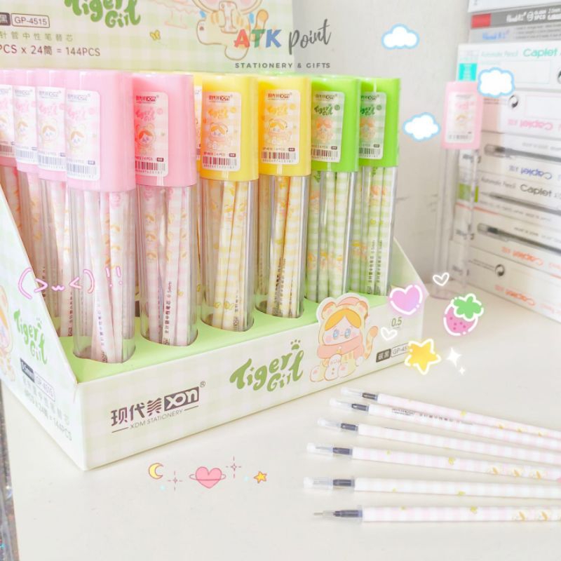 

ATK.POINT 》REFIL GEL PEN 0.5MM | REFIL BOLPOINT GEL 0.5MM (1BOTL ISI 6PCS)