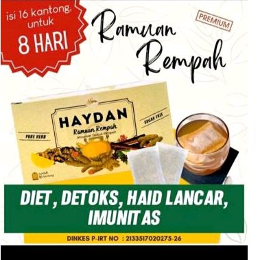 

Haydan Teh Detox Ramuan Rempah