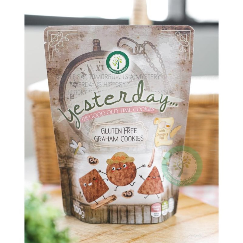 

YESTERDAY - GLUTEN FREE GRAHAM COOKIES 100 GRAM