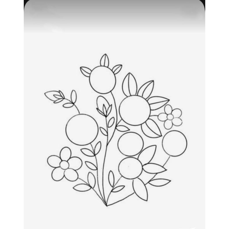 pola Embrodery pola untuk menyulam