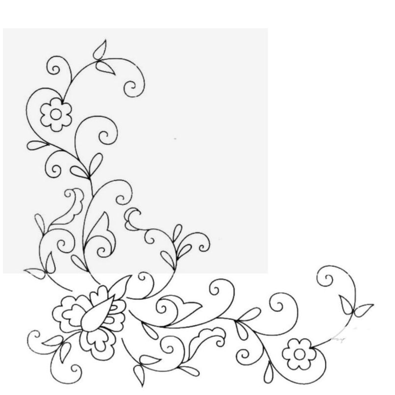 pola Embrodery pola untuk menyulam