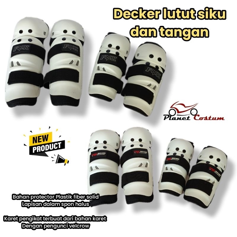 decker siku dan lutut motorcross touring bikers