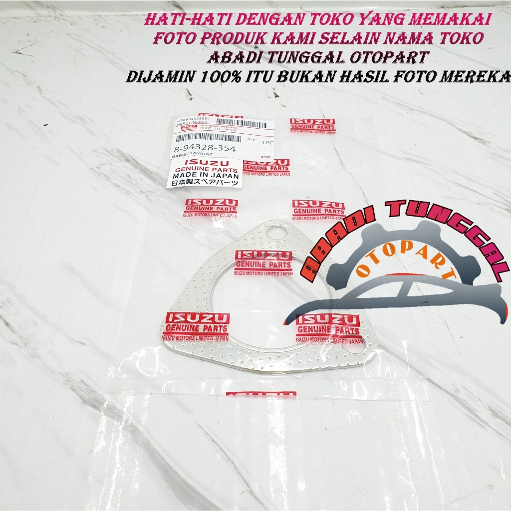 PACKING PAKING KENALPOT ISUZU NKR71 NKR66 MODEL SEGITA