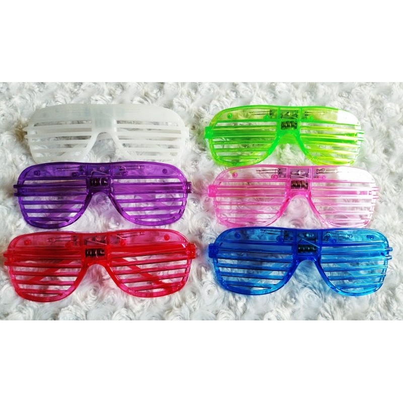 kacamata LED lampu happy new year