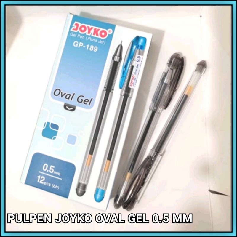 

1 Pcs Pulpen Joyko Oval Gell Hitam 0.5 Mm