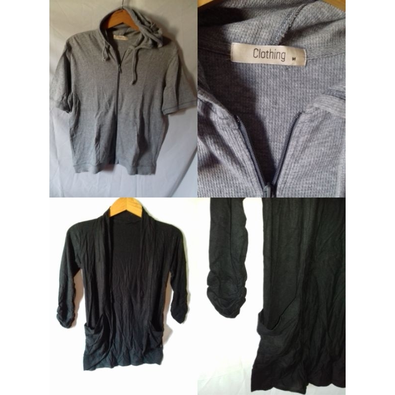 outer wanita cantik denim/kaos/spandex