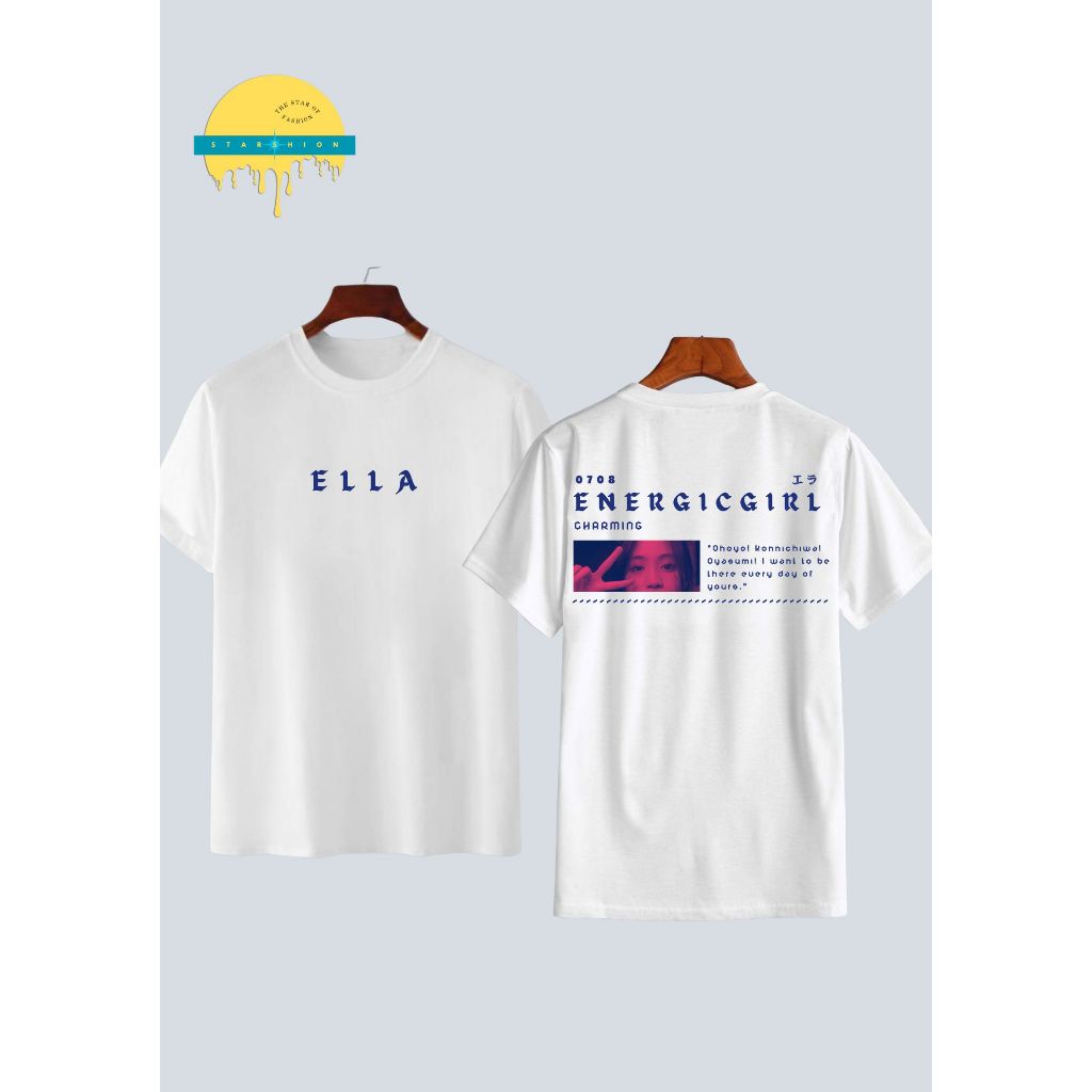 T-SHIRT ELLA JKT48 || BAJU ELLA JKT48 || KAOS SABLON CUSTOM