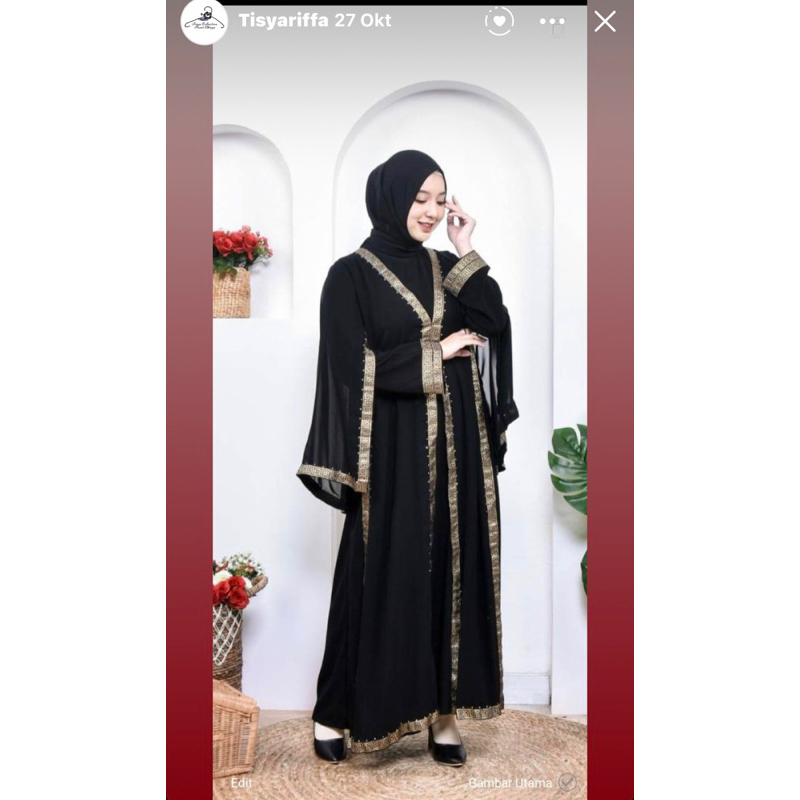 TISYA COLLECTION NEW ORI REALPICT ABAYA DUBAI 195 RENDA G