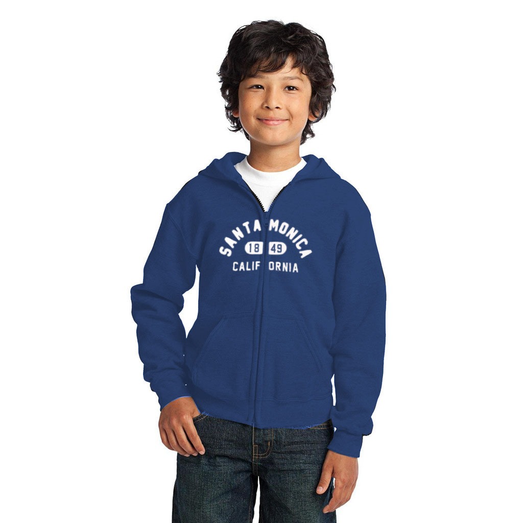 Jaket Hoodie Anak WHO.AU Santa Monica Zipper Cream Anak Laki Laki Perempuan Premium Quality