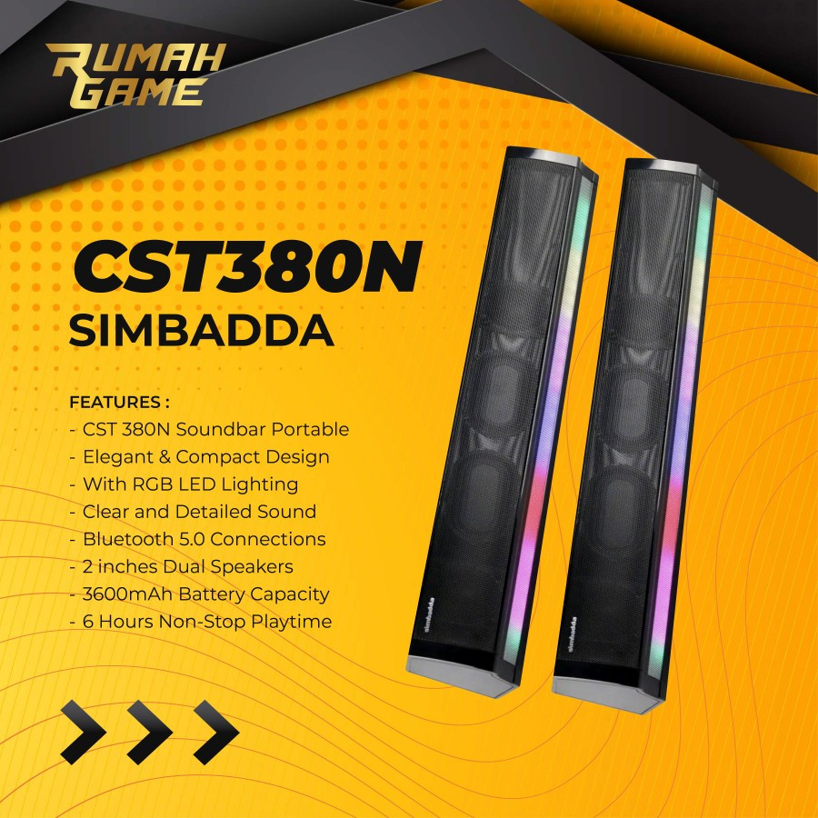 Simbadda CST 380N Soundbar Cst380n Portable Speaker Bluetooth