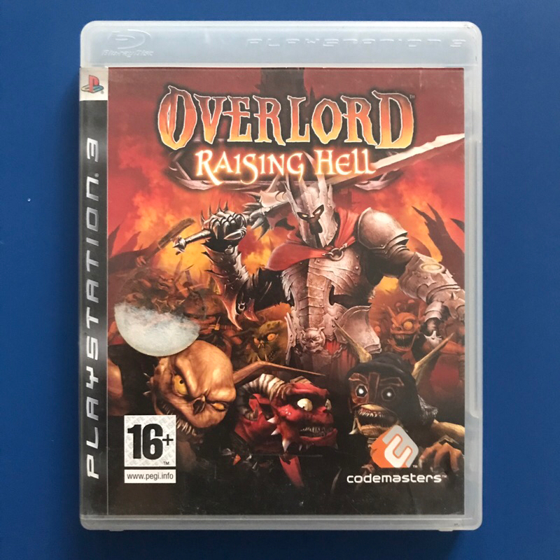 Overlord Raising Hell PS3 kaset bd game ps 3 over lord