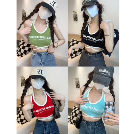 Tanktop Bra Fashion Wanita Backless Tanktop Import Premium Crop Top Cewek Seksi Fit Sexy Include Cup