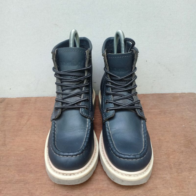 Sepatu boot Domba original branded vintage preloved shoes kulit murah