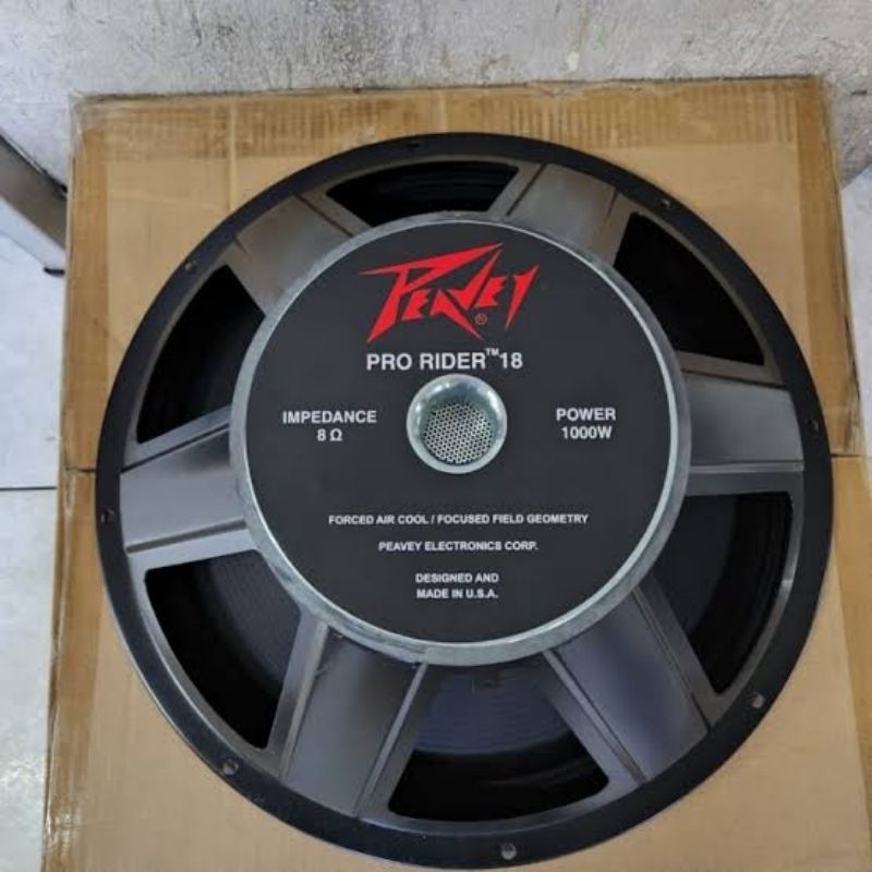 SPEAKER SUBWOOFER PEAVEY PRORIDER 18 INCH 1000 WATT VC 4 INCH