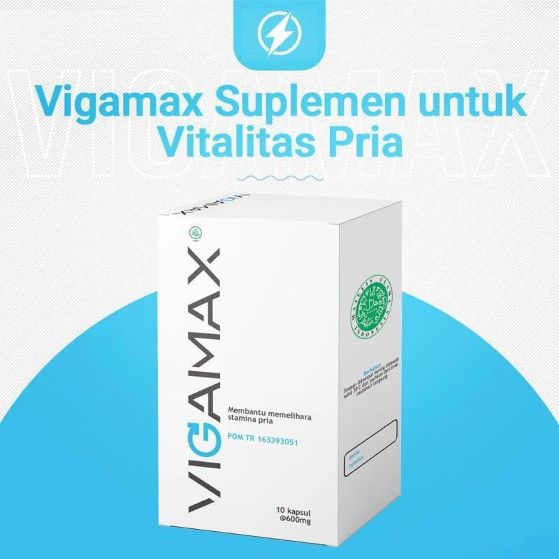 Vigamax Asli Original Obat Pria Herbal BPOM Penambah Stamina Herbal Alami