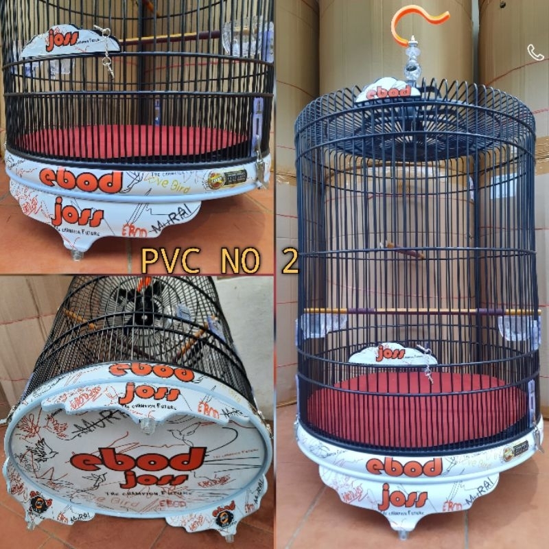 SANGKAR MURAI EBOD JAYA JOSS PUTIH ABSTRAK NO 2 TTD LENGKAP//AKSESORIS