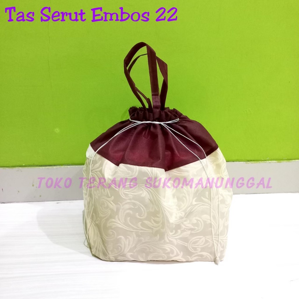 

Tas SERUT embos 22 tas kain tas spunbond/ tas hajatan / tas berkatan