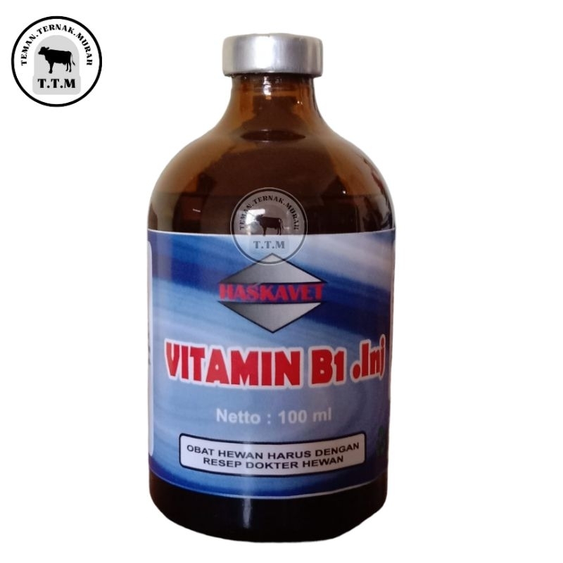 Vitamin B1 Sapi - Vitamin B1 Kambing domba - Vitamin B1 ternak - 100 mL