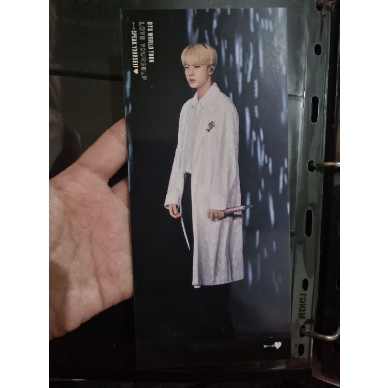 BTS - Jin bookmark (lys sao paulo)