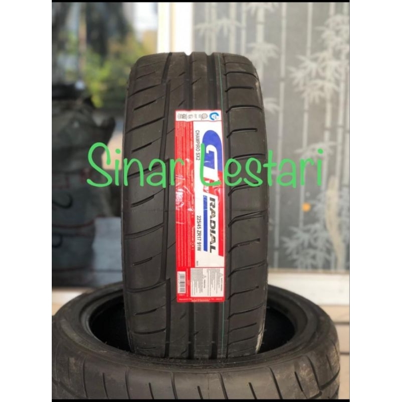 Ban GT Radial Champiro SX2 225 45 R17 Ban Mobil Camry, Accord, BMW, Mercy Dll. Radial Champiro SX2 2