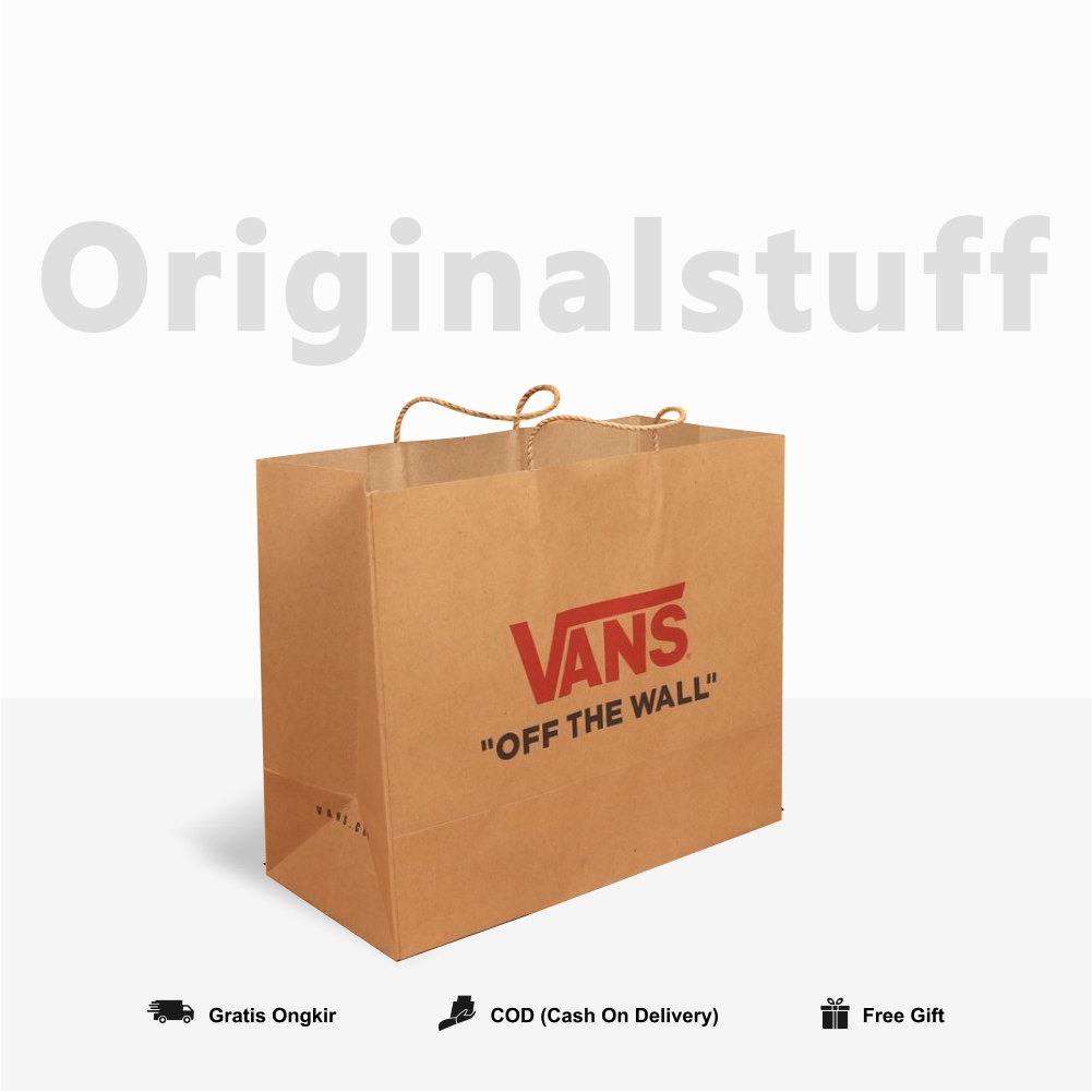 

Paper Bag Vans Coklat Polos Paperbag Tote Bag Vans Tas Kertas Coklat Polos