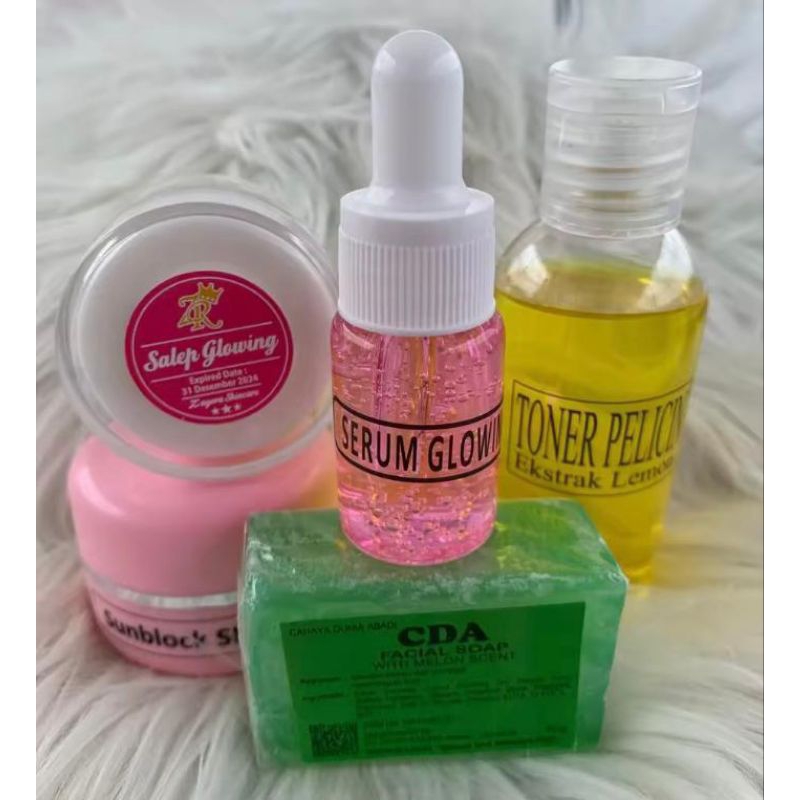 TERMURAH||PAKET SKINCARE GLOWING ZAYORA||SALEP FLEK ZAYORA