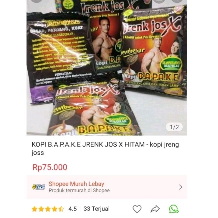 

BAPAKE_KOPI_HITAM.ISI 10 BUNGKUS KOPI BPK HITAM