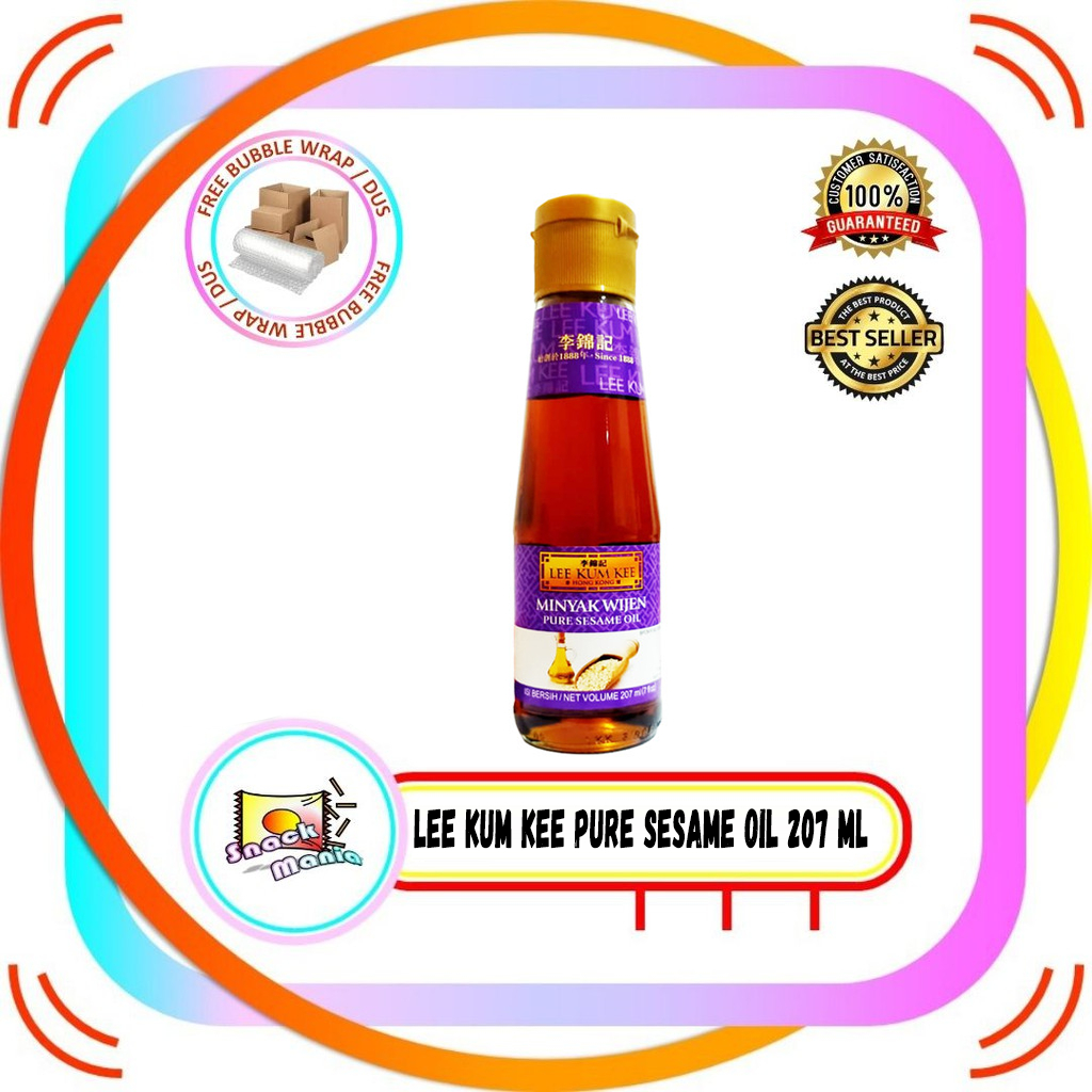 

Lee Kum Kee Pure Sesame Oil ~ 207ml - Saus Minyak Wijen