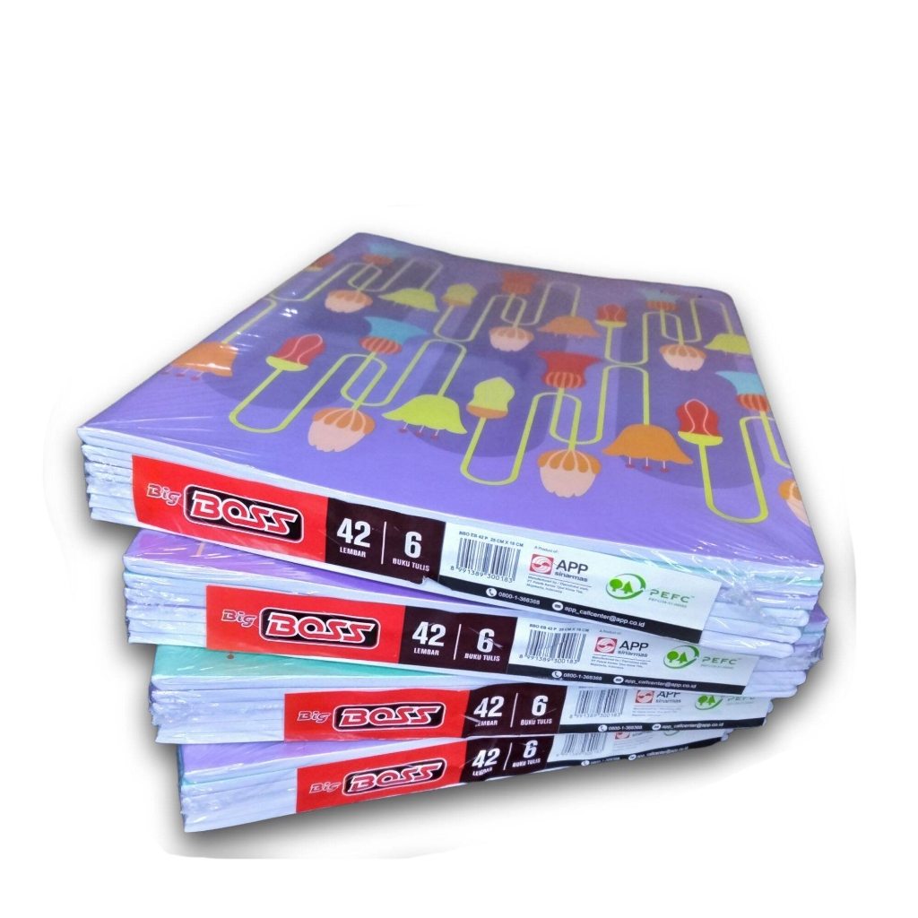 

BUKU TULIS BBO EB 42 BOSS 300183 MOTIF CAMPUR